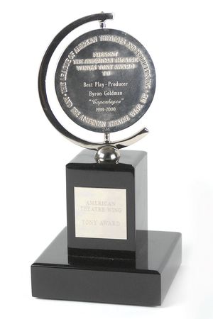 Lot #847 Tony Award: Best Producer Tony Award for the thought-provoking Copenhagen - Image 2