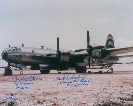 Lot #395 Enola Gay Signed Photographs - Image 1