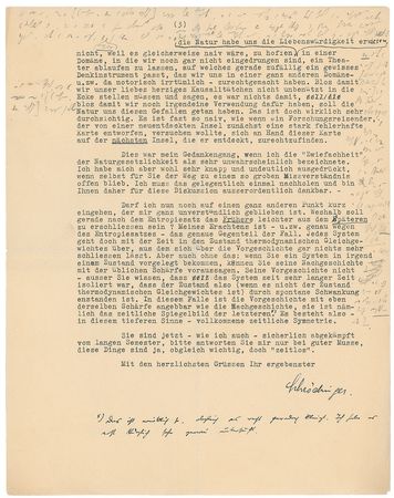 Lot #259 Erwin Schrodinger: Important philosophic debate in the development of quantum mechanics - Image 3