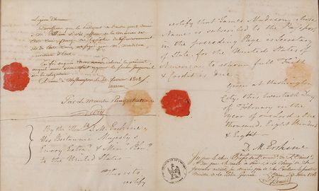 Lot #9 James Madison Signed Document - Image 4