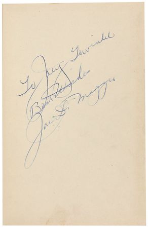 Lot #962 Joe DiMaggio Book - Image 1
