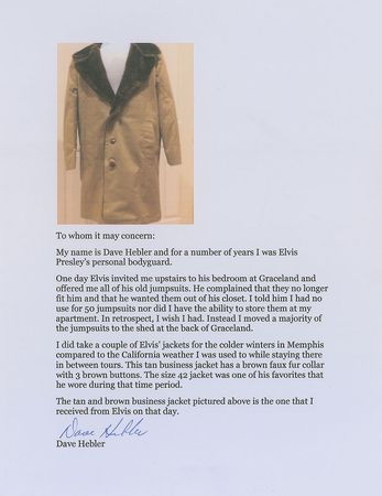 Lot #726 Elvis Presley: The King’s 1970s touring jacket - Image 3