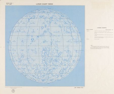 Lot #480 Lunar and Mars Charts - Image 1
