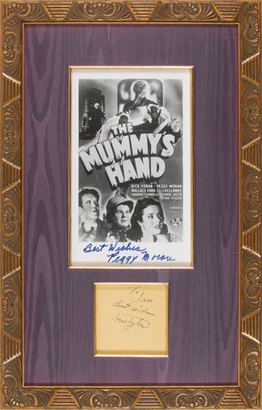 Lot #848 Tom Tyler and Peggy Moran Signature and Signed Photograph - Image 1