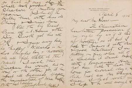 Lot #822 Harry Kellar Handwritten Letter Signed - Image 1
