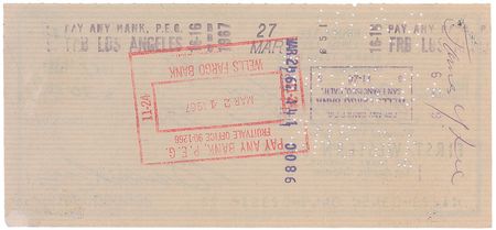 Lot #827 Bruce Lee: Rare check to his martial arts mentor - Image 2