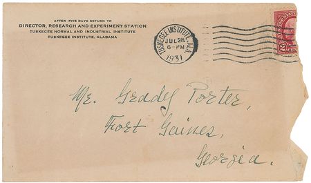 Lot #187 George Washington Carver: A grave diagnosis for ?diseased peanut vines? - Image 3