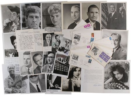 Lot #213 The Roger Harris Collection: Amassed over four decades, an impressive 4,000 piece collection of entertainment, notables, and military - Image 1
