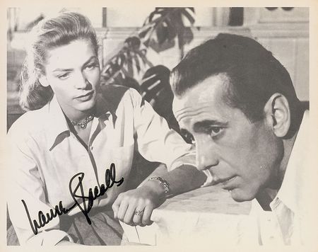 Lot #856 Lauren Bacall - Image 1
