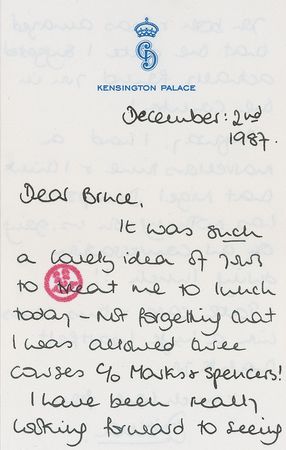 Lot #254 Princess Diana: 