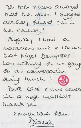 Lot #254 Princess Diana: 