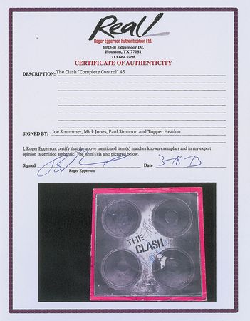 Lot #534 The Clash - Image 2