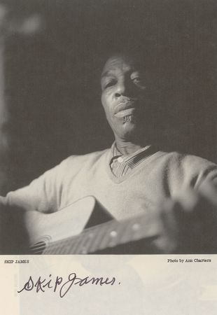 Lot #7220 Skip James Signed Photograph - Image 1