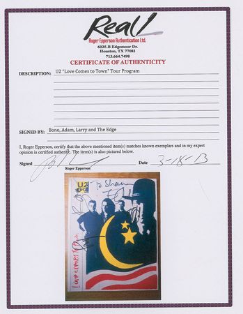 Lot #547 U2 - Image 3