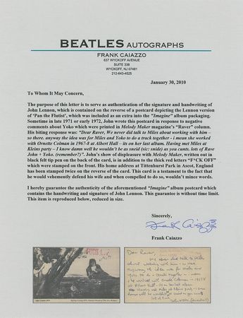 Lot #19 John Lennon - Image 3