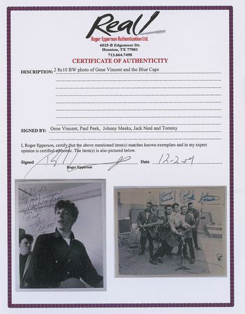 Lot #237 Gene Vincent - Image 2
