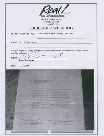 Lot #334 Frank Zappa - Image 2