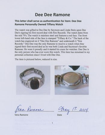 Lot #530 Dee Dee Ramone - Image 3