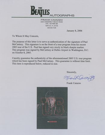 Lot #40 Paul McCartney and His Band - Image 3