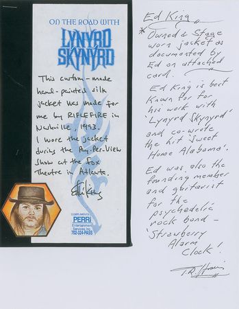 Lot #324 Lynyrd Skynyrd: Ed King - Image 4