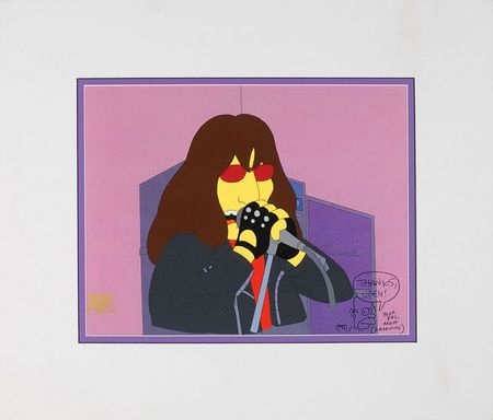 Lot #493 Joey Ramone’s Simpsons Cel - Image 2