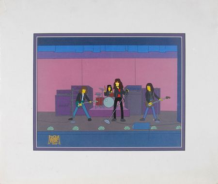 Lot #494 Joey Ramone’s Simpsons Cel - Image 2