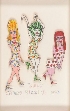 Lot #520 Joey Ramone?s James Rizzi Artwork - Image 2