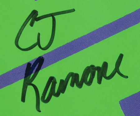 Lot #509 The Ramones Berlin Show-Used Signed Poster - Image 2