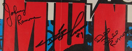 Lot #511 The Ramones Live Signed Poster - Image 3