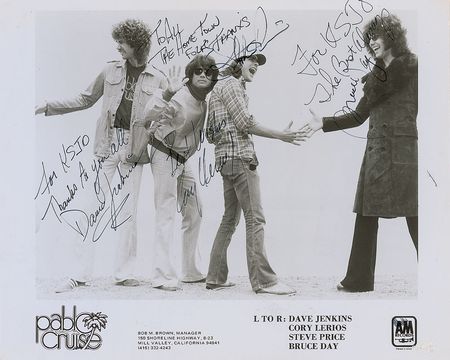 Lot #327 Pablo Cruise Signed Photograph - Image 1