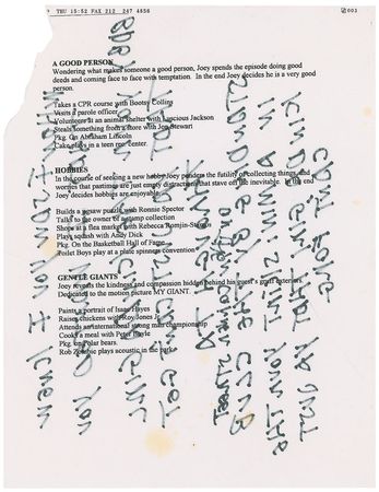 Lot #499 Joey Ramone’s Lyrics: Don’t Worry About Me - Image 5