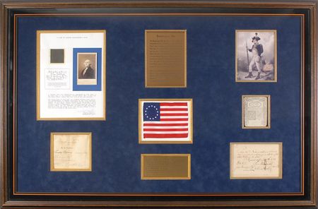 Lot #4 George Washington Signature and Lock Of