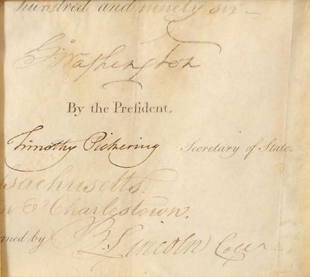 Lot #4 George Washington Signature and Lock Of Hair - Image 2