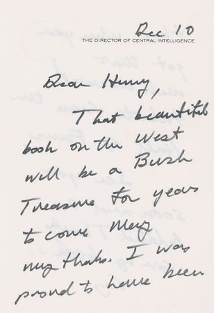 Lot #125 George Bush Handwritten Letter Signed - Image 1