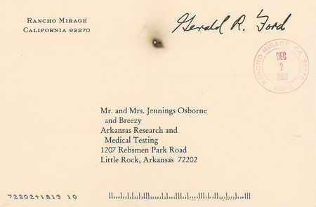 Lot #117 Gerald Ford Handwritten Letter Signed - Image 2