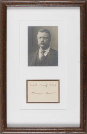 Lot #96 Theodore Roosevelt Signature - Image 2