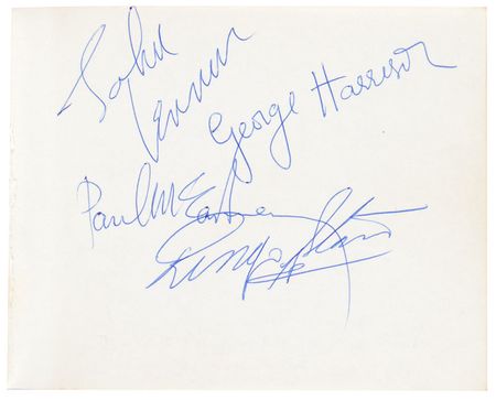 Lot #627 Beatles: Perfect mid-1963 signatures - Image 1