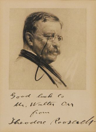 Lot #42 Theodore Roosevelt Signed Photograph - Image 1