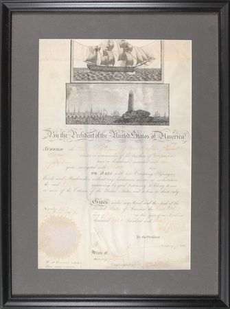 Lot #11 Thomas Jefferson and James Madison: