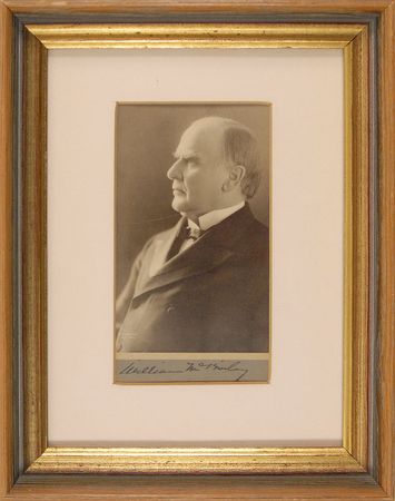 Lot #39 William McKinley Signed Photograph