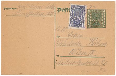 Lot #140 Alfred Adler Handwritten Letter Signed - Image 2