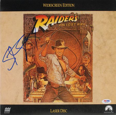 Lot #823 Steven Spielberg Baseball and Laserdisc - Image 2