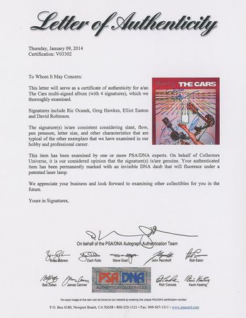 Lot #694 The Cars Album - Image 2