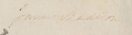 Lot #13 James Madison Signed Document - Image 2