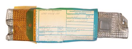 Lot #420 Space Shuttle Columbia Orbiter 102 Inboard Aft Insulator Inboard Aft Insulator - Image 1