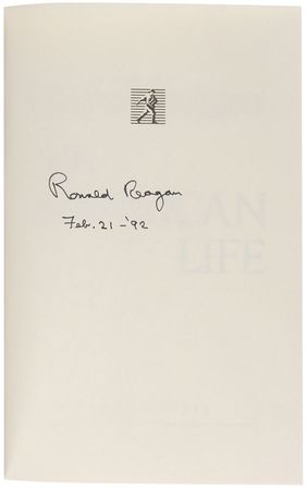 Lot #121 Ronald Reagan Book - Image 1
