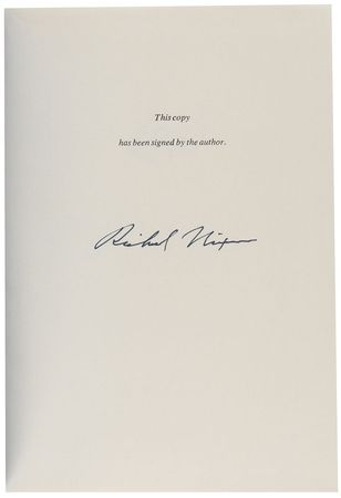 Lot #111 Richard Nixon Book - Image 1