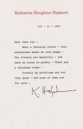 Lot #797 Katharine Hepburn - Image 1