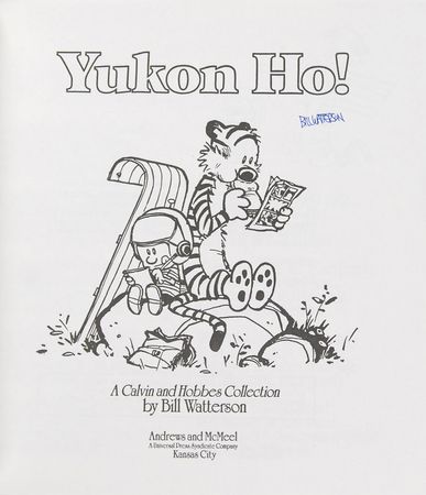 Lot #517 Bill Watterson Book - Image 1