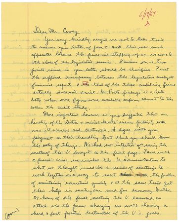 Lot #122 Ronald Reagan: “This was a totally false & dishonest charge leading to all the uproar that followed” - Image 1